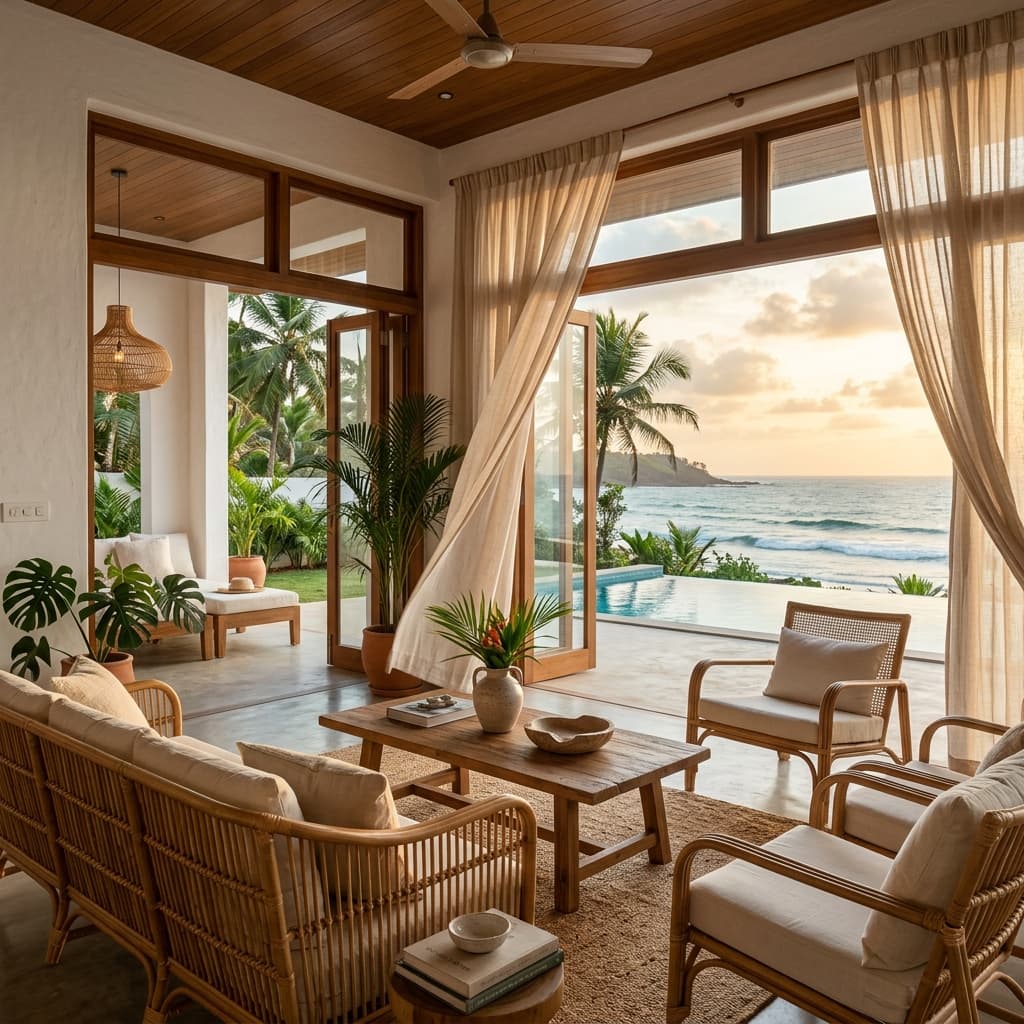 Coastal Villa, Arambol — Villas interior design
